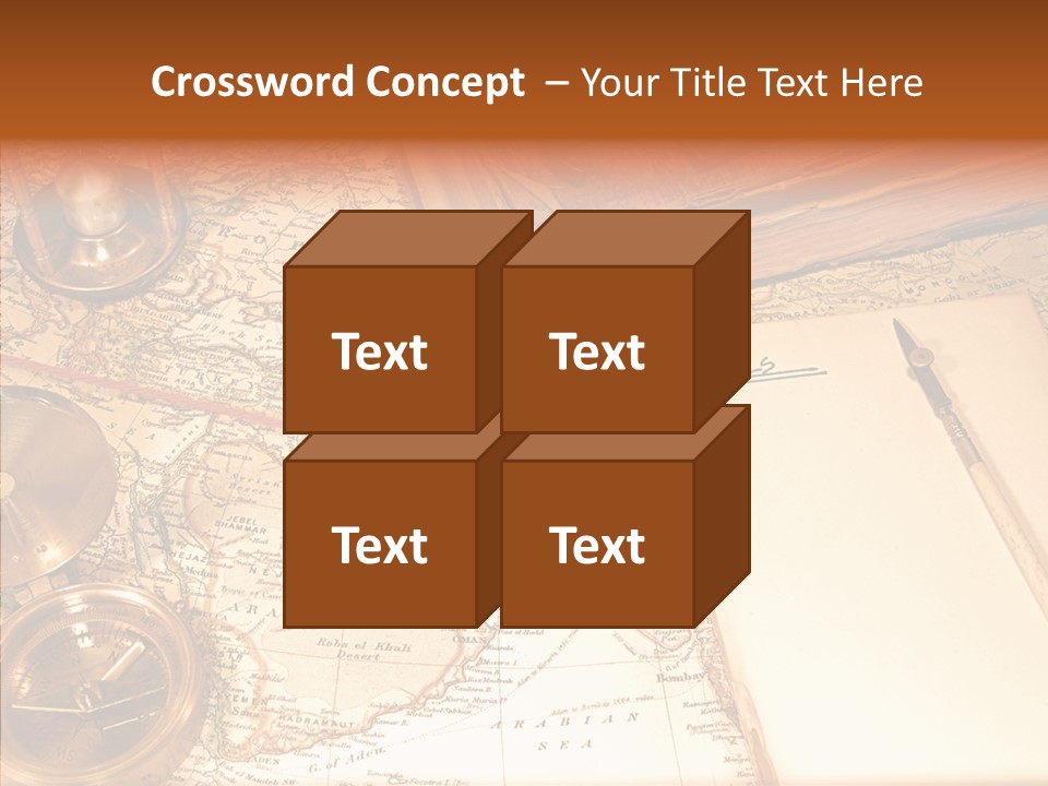 Atlas Hourglass Ruler PowerPoint Template