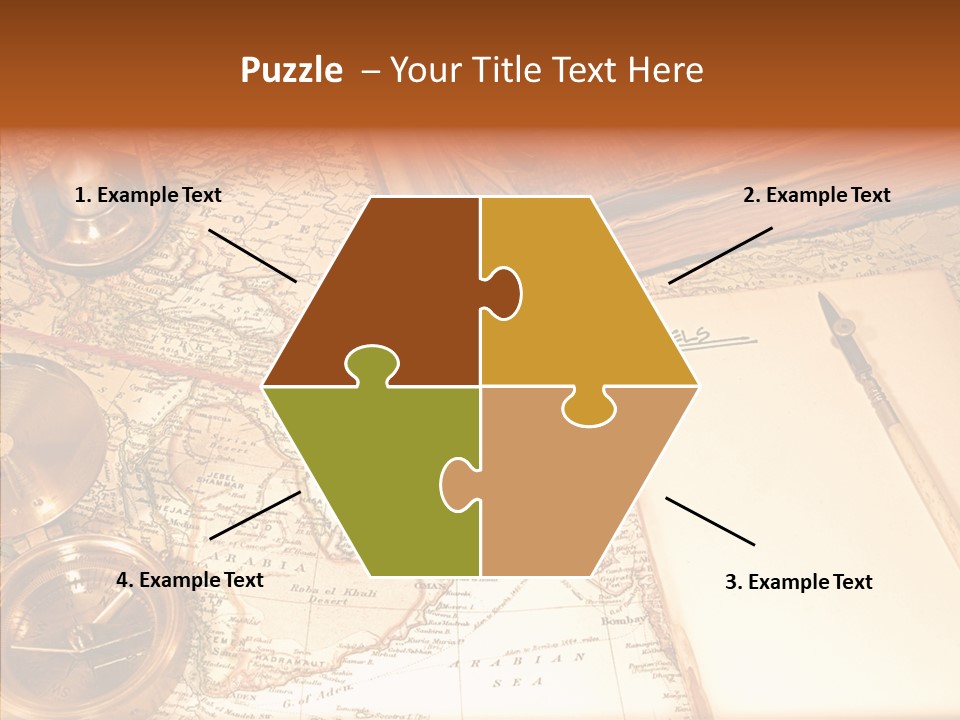 Atlas Hourglass Ruler PowerPoint Template