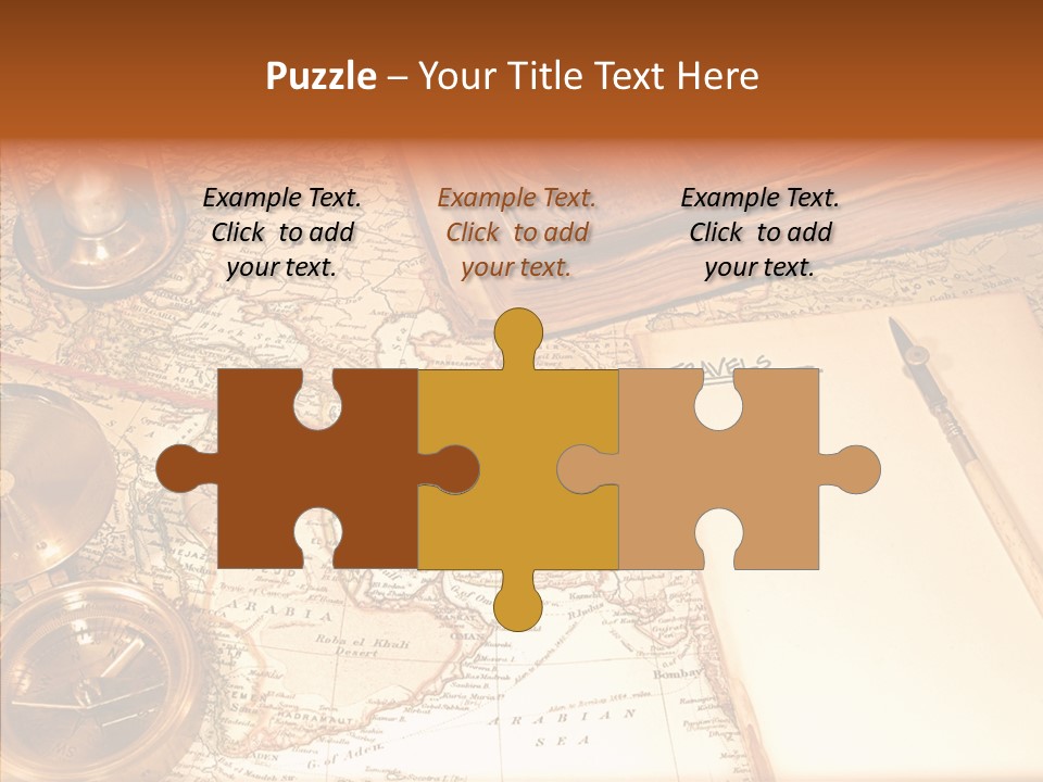 Atlas Hourglass Ruler PowerPoint Template