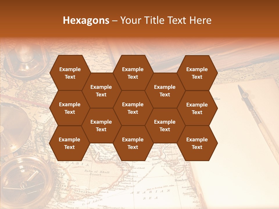 Atlas Hourglass Ruler PowerPoint Template