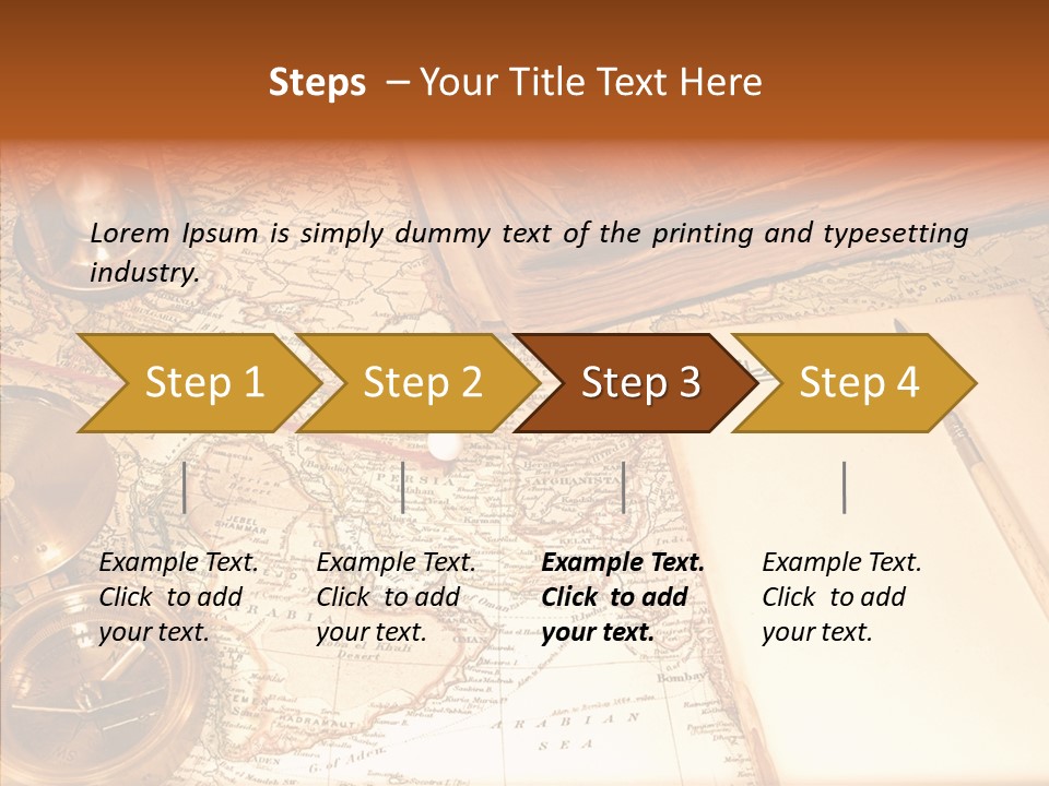 Atlas Hourglass Ruler PowerPoint Template