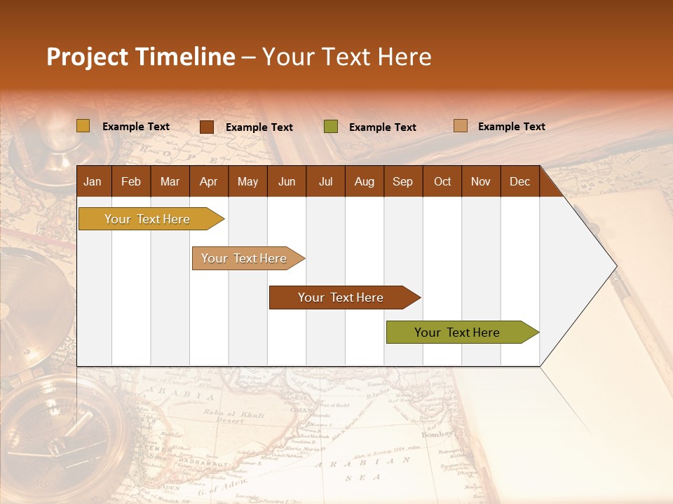 Atlas Hourglass Ruler PowerPoint Template