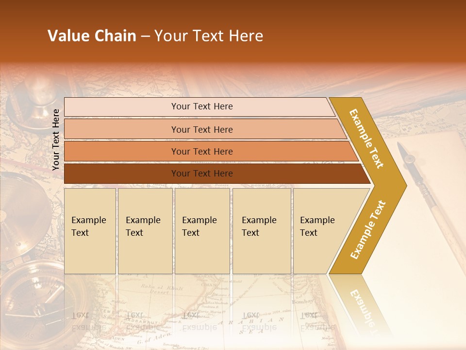 Atlas Hourglass Ruler PowerPoint Template