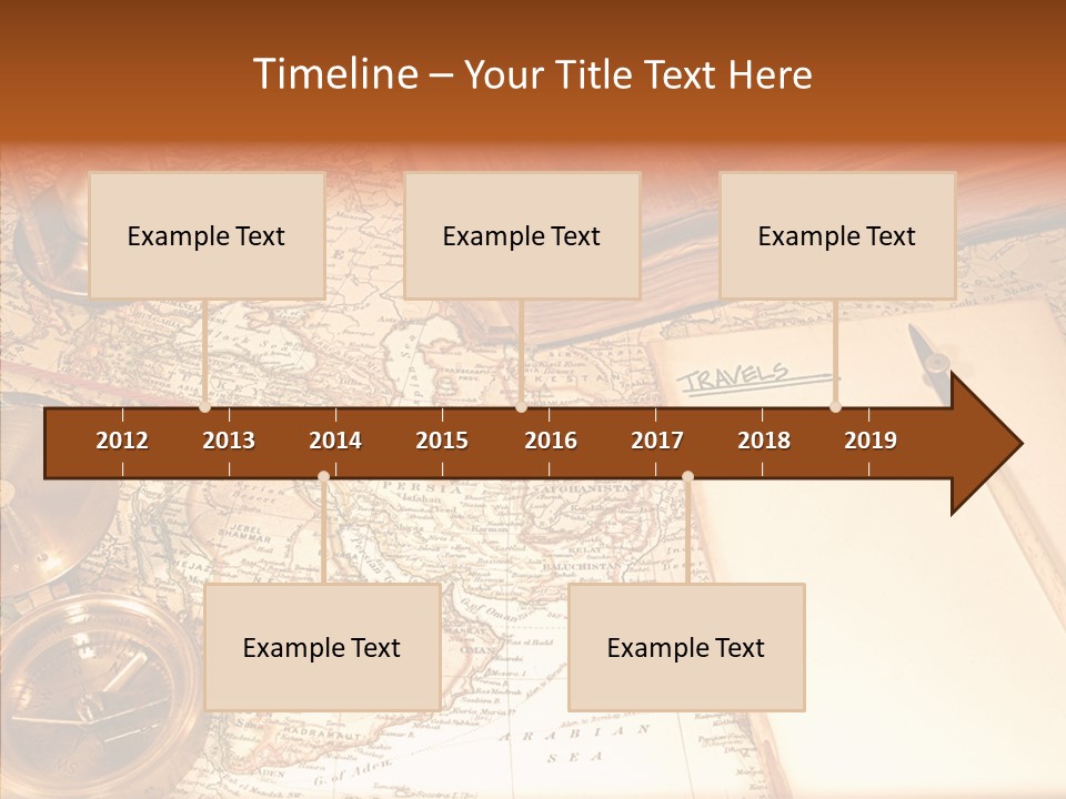 Atlas Hourglass Ruler PowerPoint Template