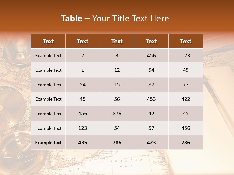 Atlas Hourglass Ruler PowerPoint Template