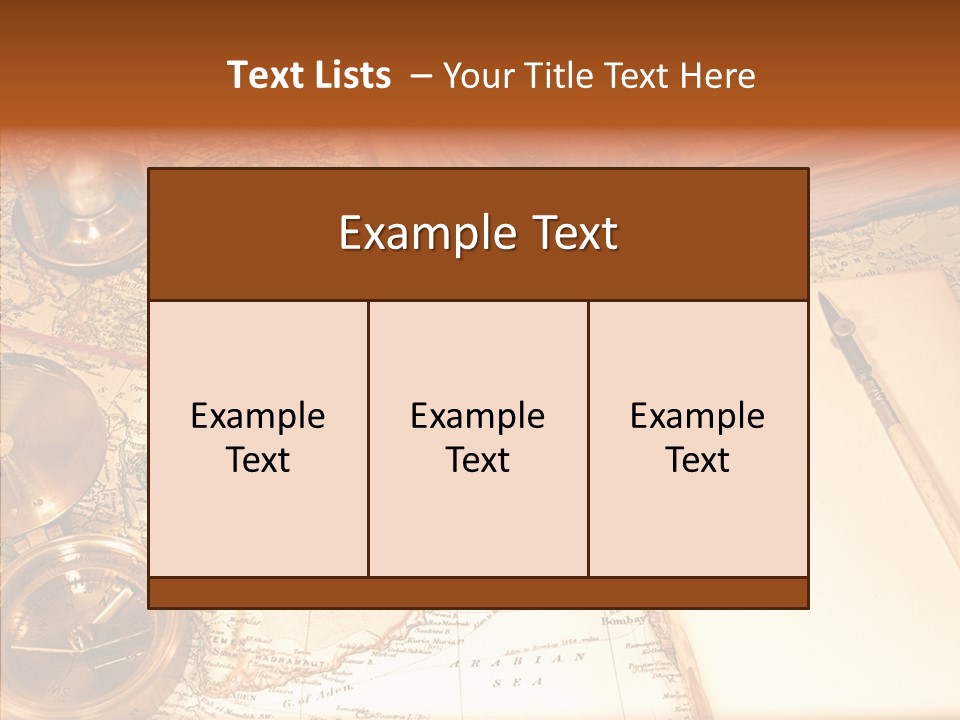 Atlas Hourglass Ruler PowerPoint Template
