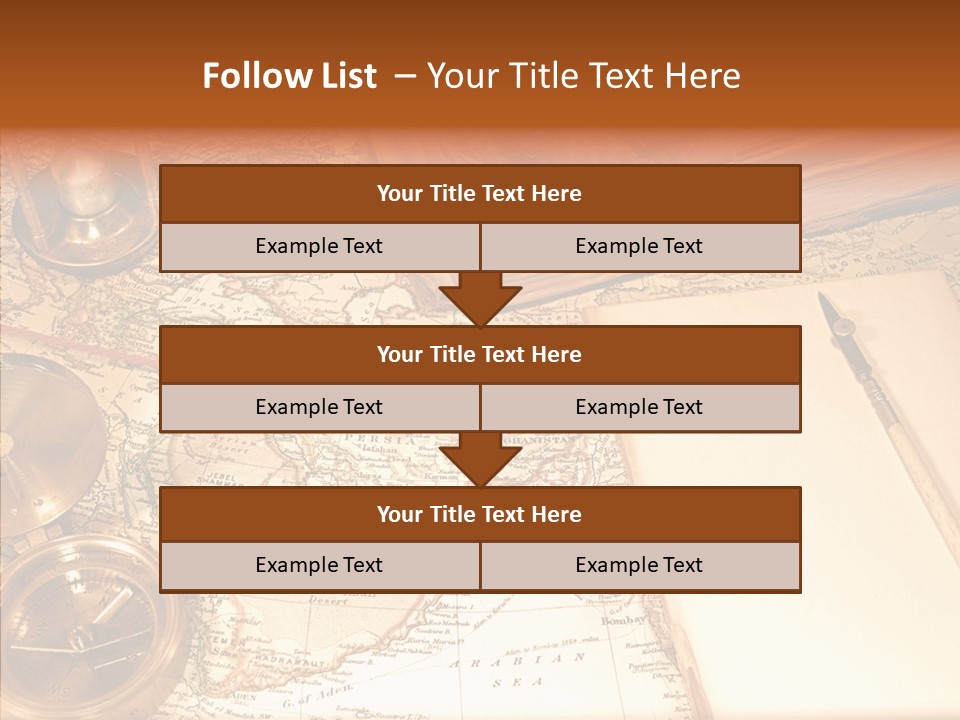 Atlas Hourglass Ruler PowerPoint Template