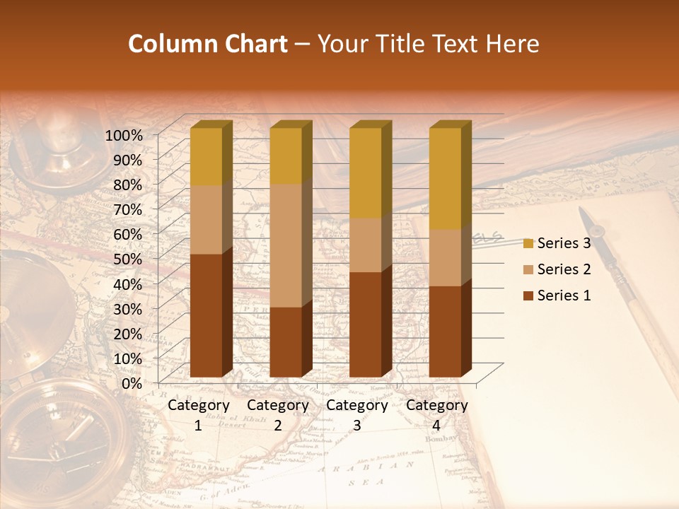 Atlas Hourglass Ruler PowerPoint Template