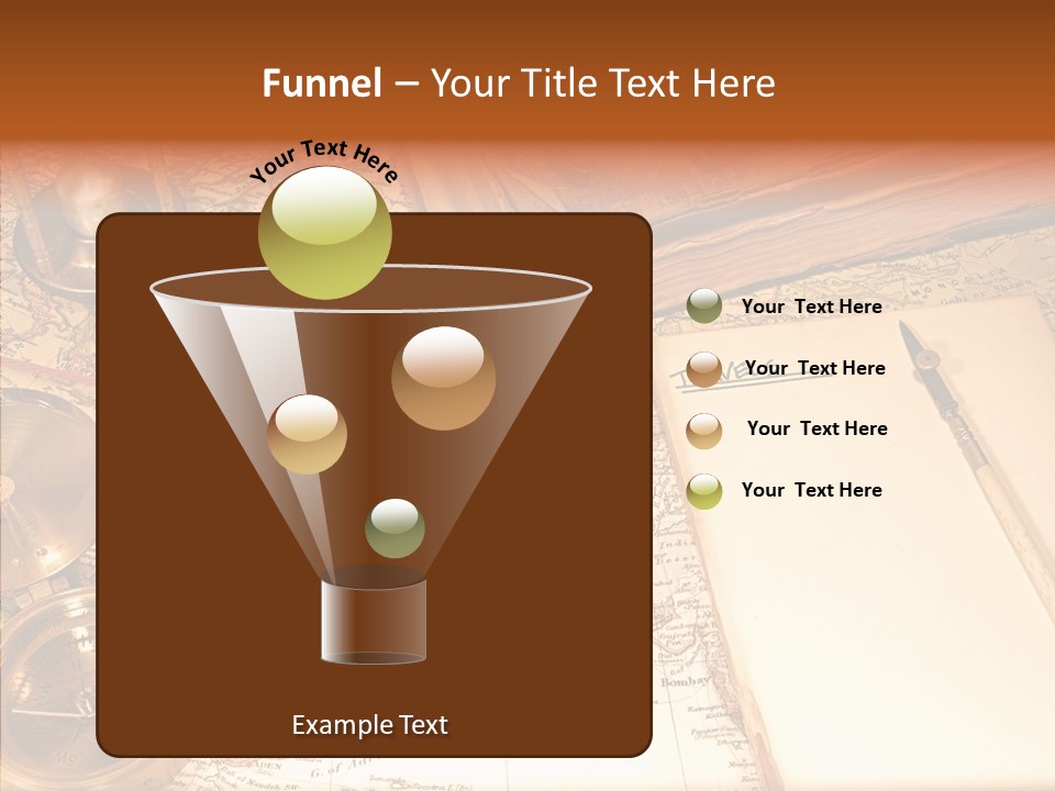 Atlas Hourglass Ruler PowerPoint Template