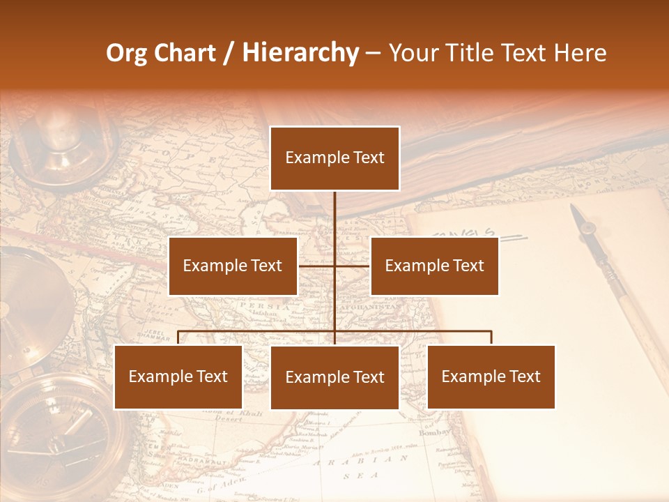 Atlas Hourglass Ruler PowerPoint Template