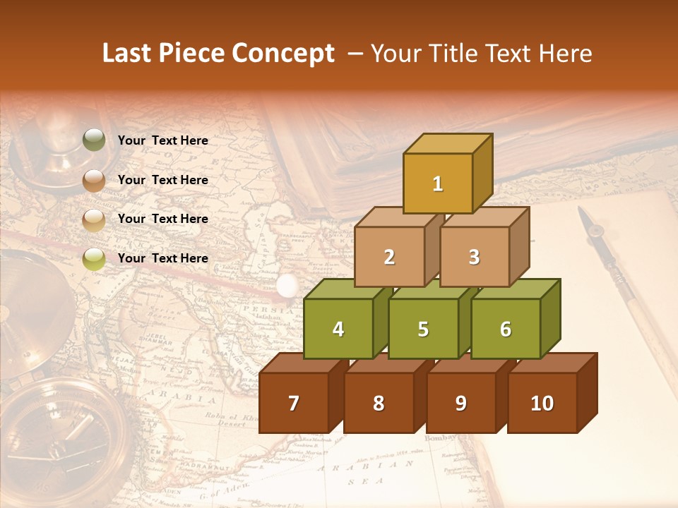 Atlas Hourglass Ruler PowerPoint Template