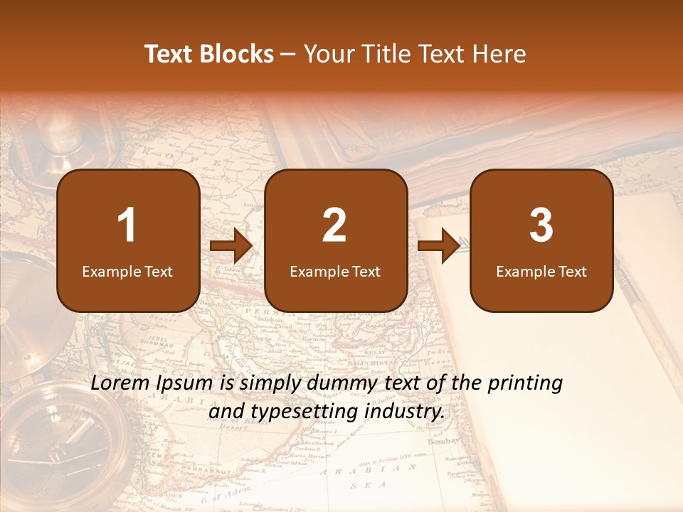 Atlas Hourglass Ruler PowerPoint Template