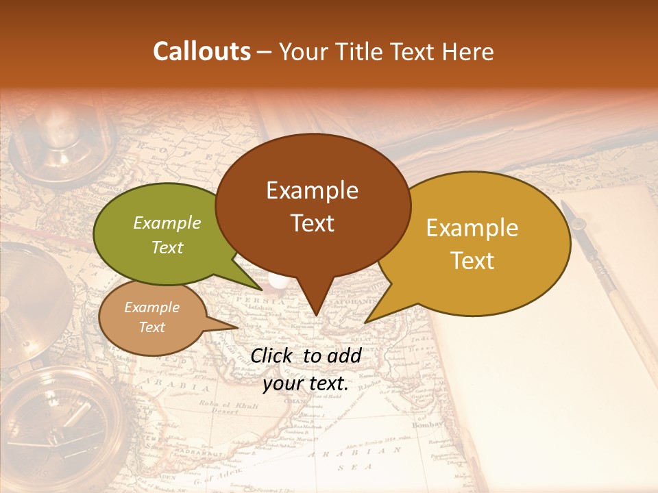 Atlas Hourglass Ruler PowerPoint Template