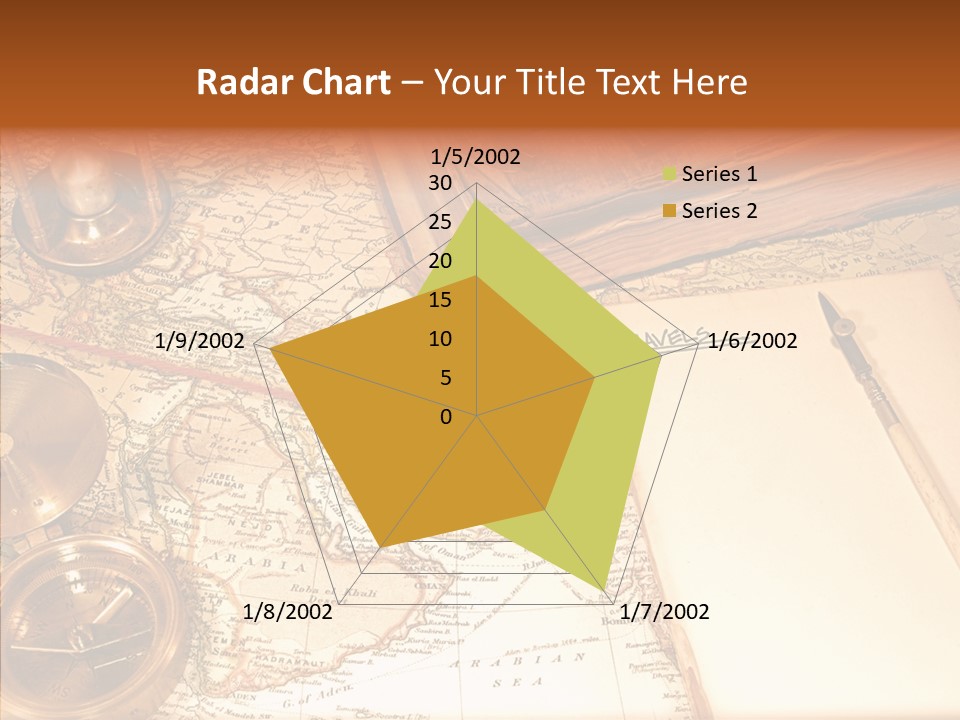 Atlas Hourglass Ruler PowerPoint Template