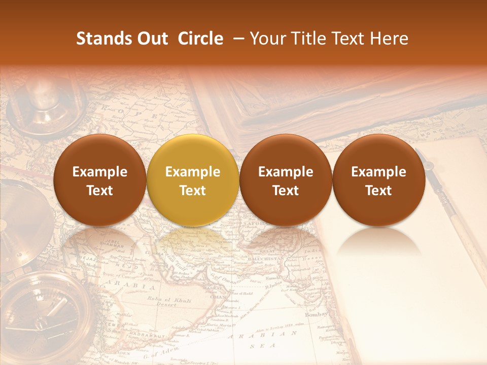 Atlas Hourglass Ruler PowerPoint Template