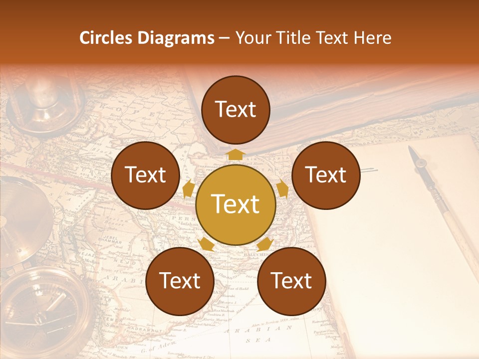 Atlas Hourglass Ruler PowerPoint Template