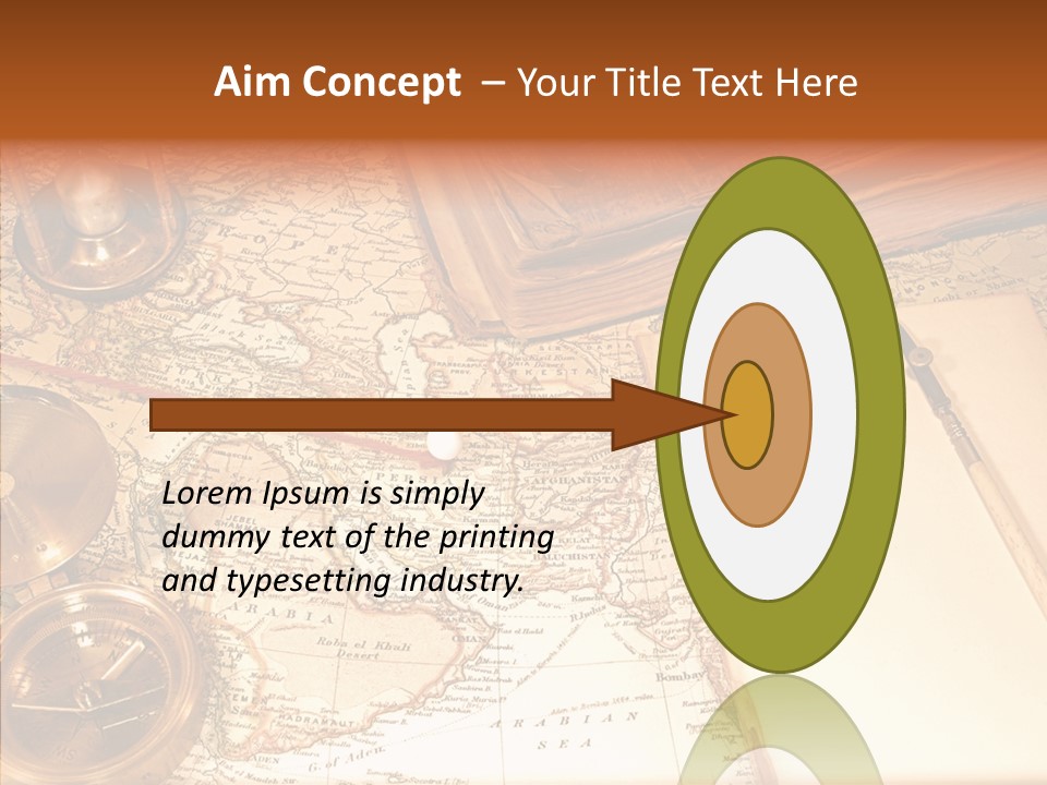 Atlas Hourglass Ruler PowerPoint Template