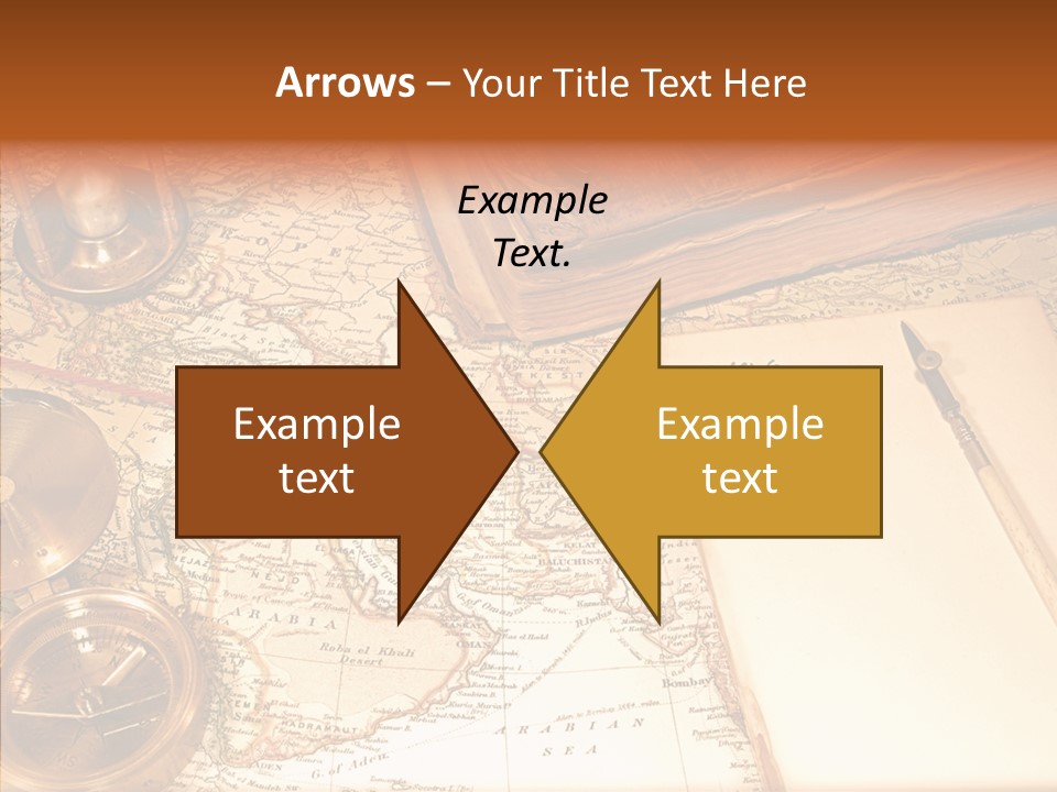 Atlas Hourglass Ruler PowerPoint Template