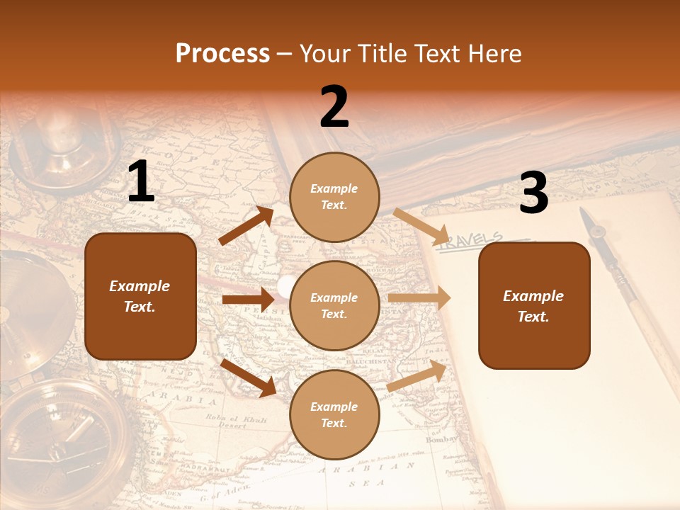 Atlas Hourglass Ruler PowerPoint Template