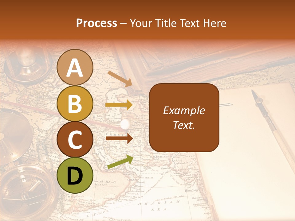 Atlas Hourglass Ruler PowerPoint Template