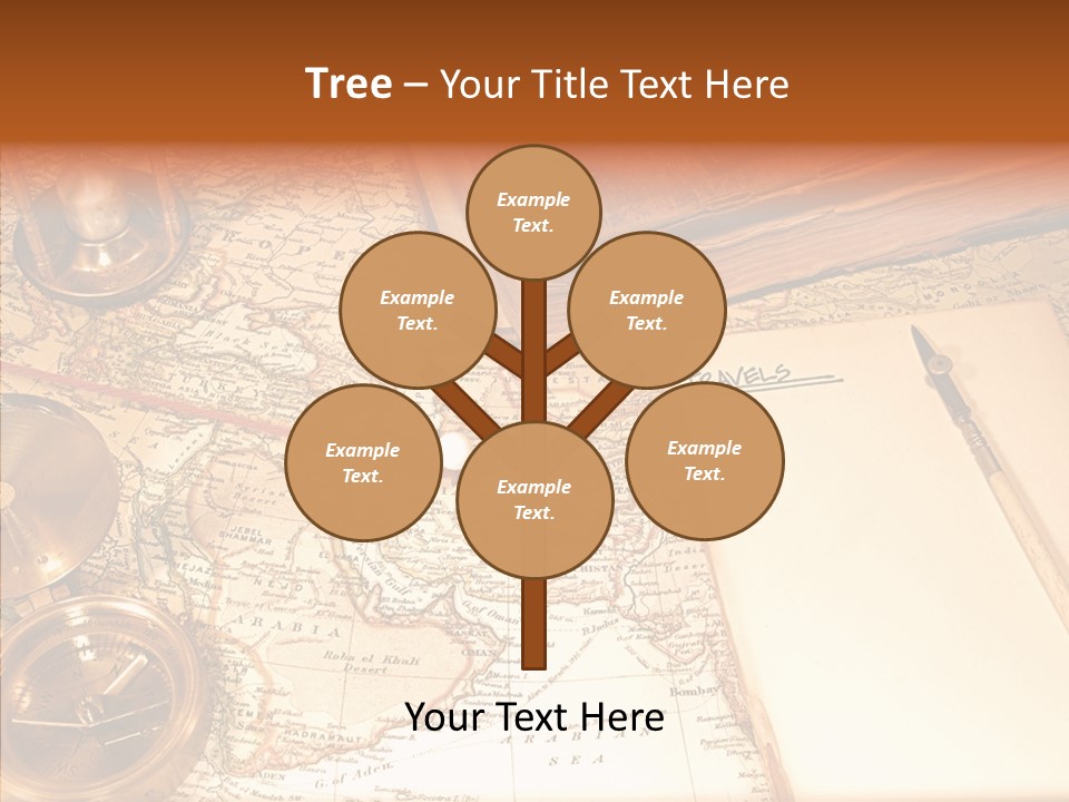 Atlas Hourglass Ruler PowerPoint Template