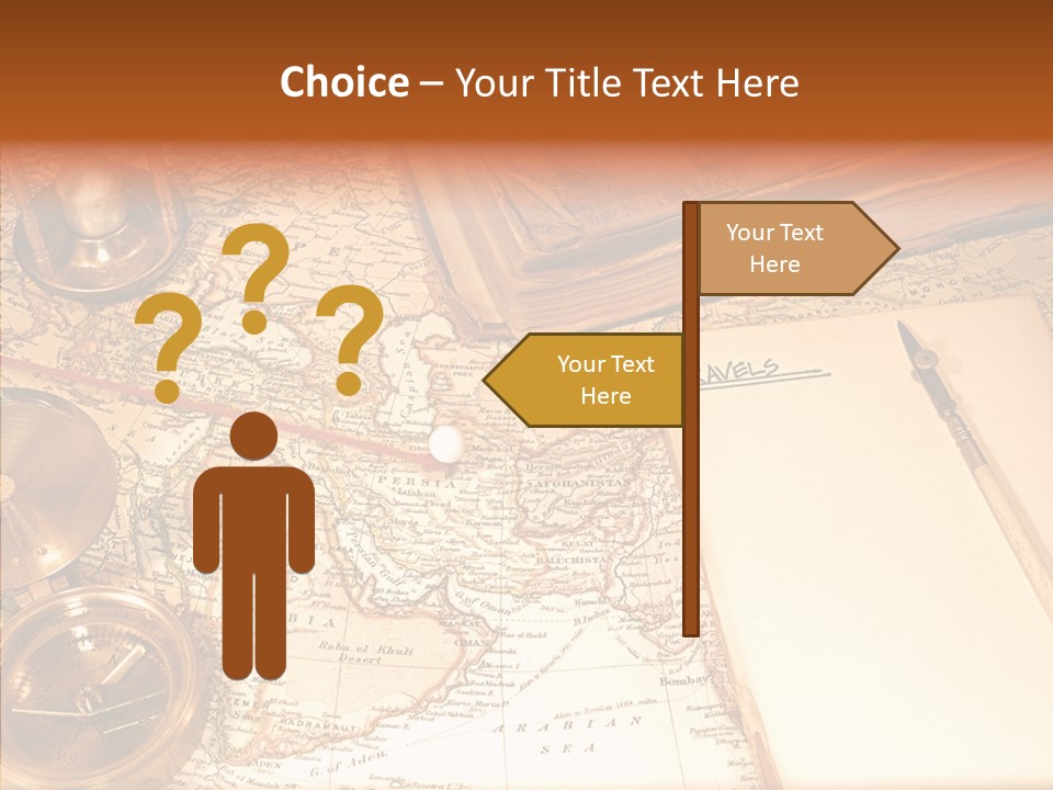 Atlas Hourglass Ruler PowerPoint Template