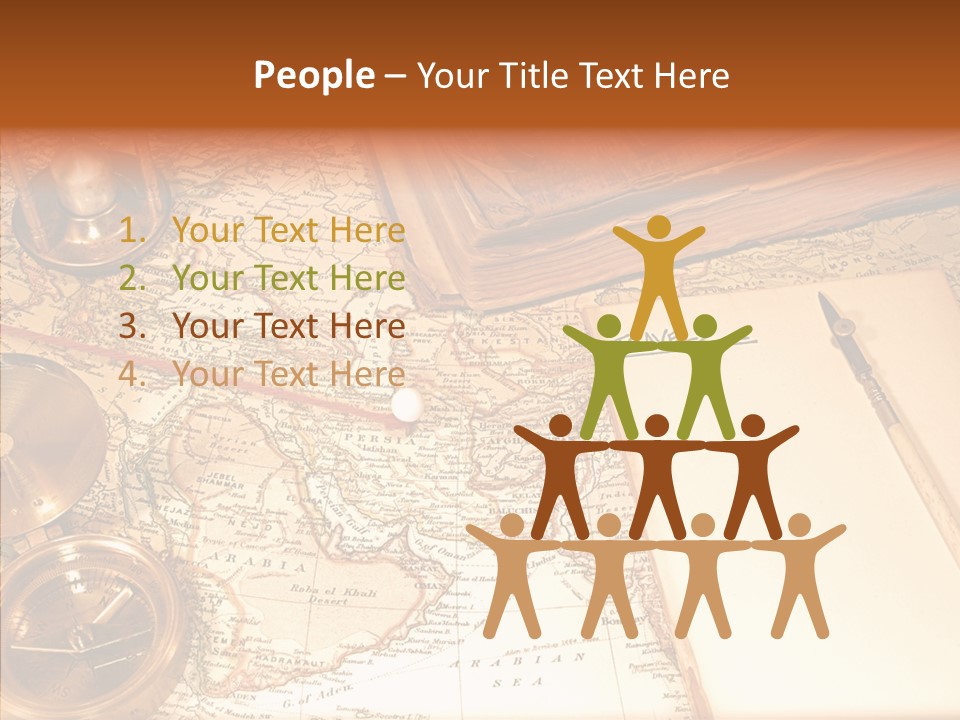 Atlas Hourglass Ruler PowerPoint Template