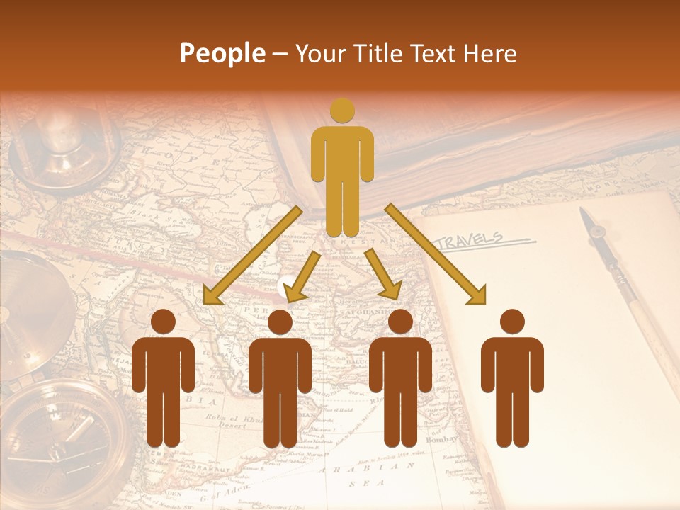 Atlas Hourglass Ruler PowerPoint Template