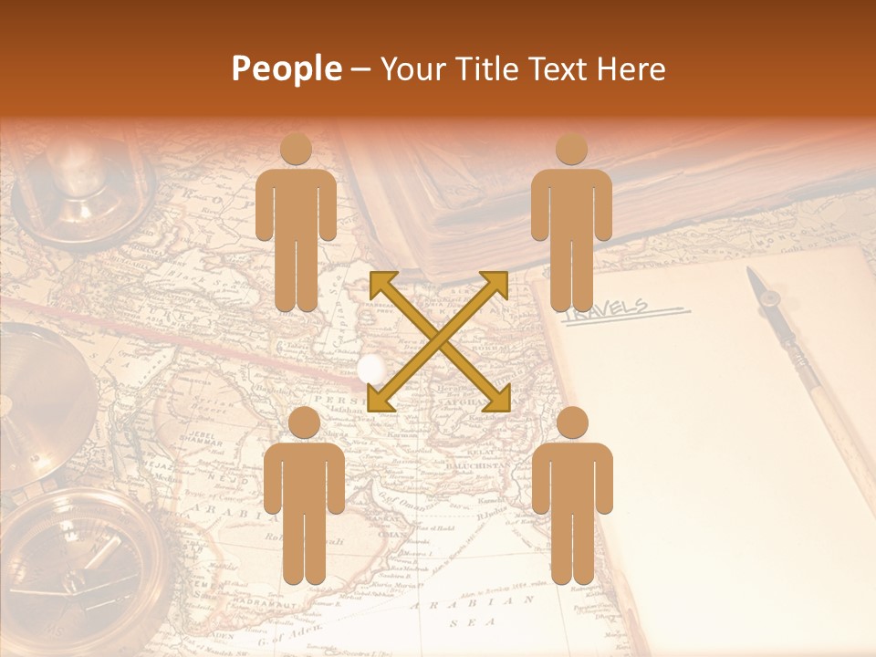 Atlas Hourglass Ruler PowerPoint Template