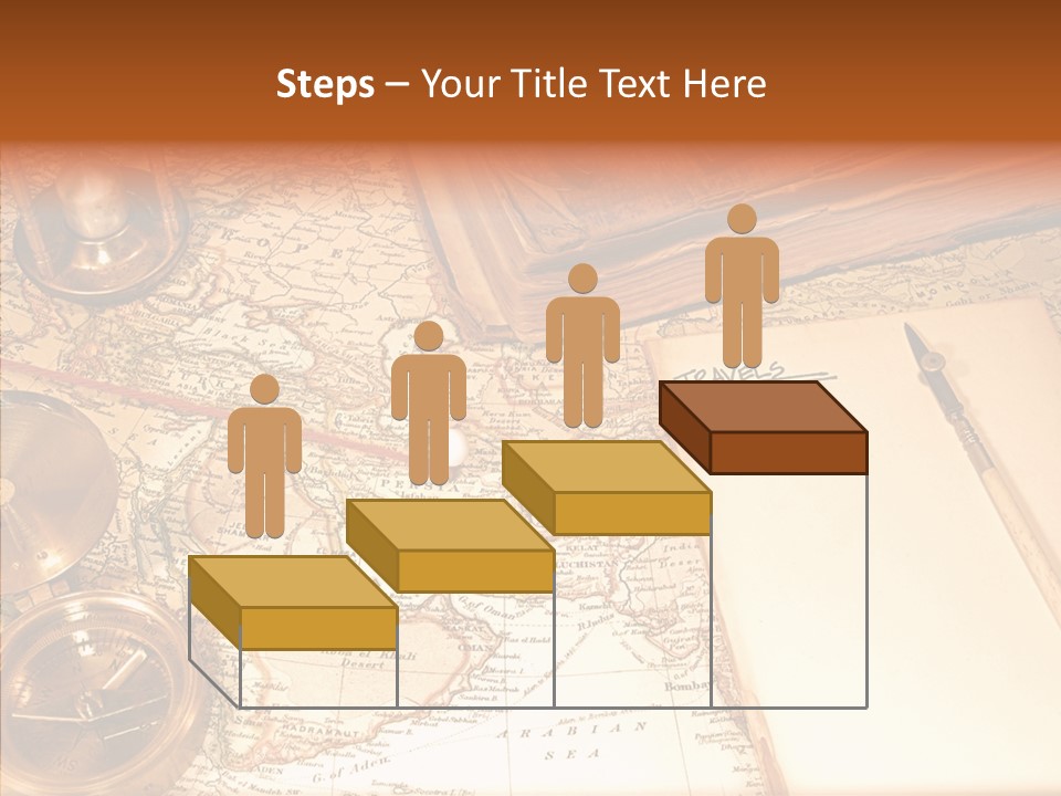 Atlas Hourglass Ruler PowerPoint Template
