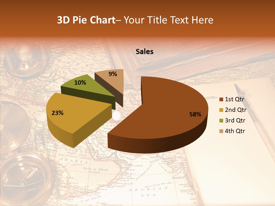 Atlas Hourglass Ruler PowerPoint Template