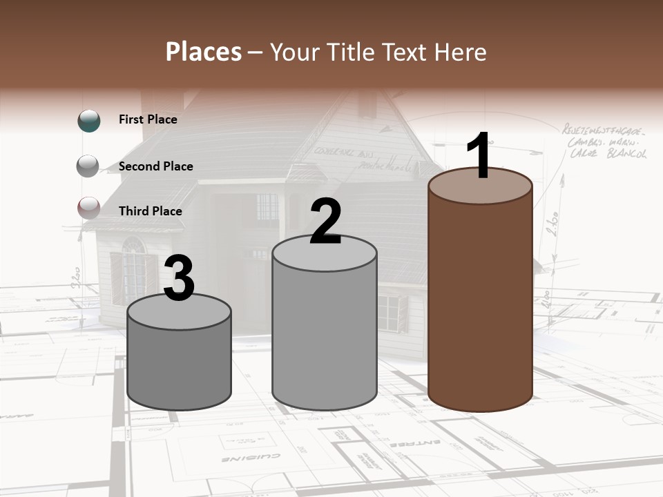 Roof Tiles Structure Plan PowerPoint Template