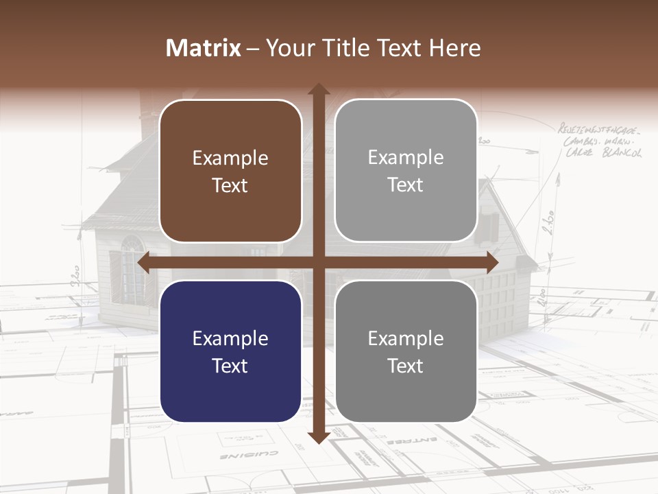 Roof Tiles Structure Plan PowerPoint Template