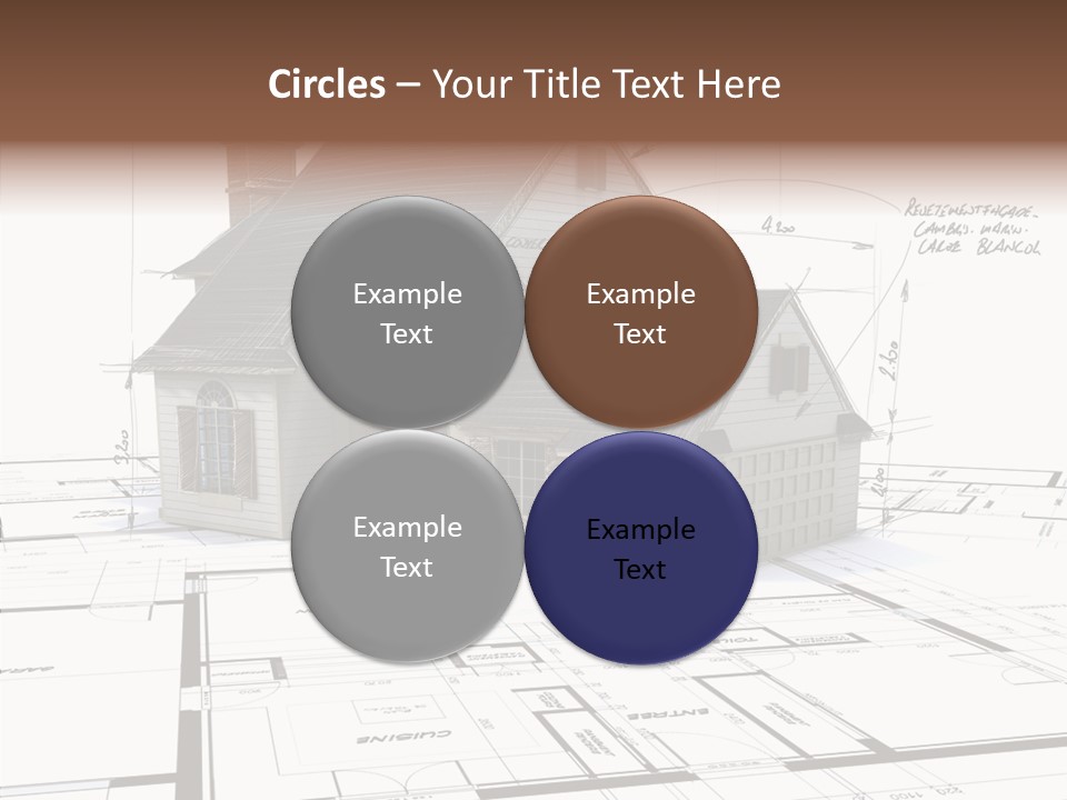 Roof Tiles Structure Plan PowerPoint Template