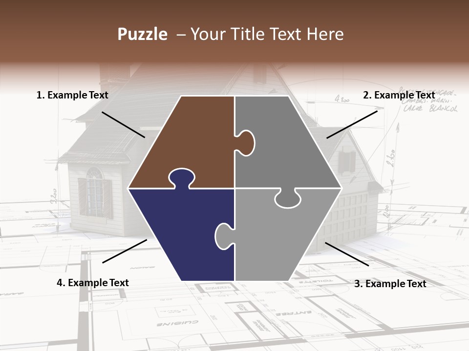 Roof Tiles Structure Plan PowerPoint Template