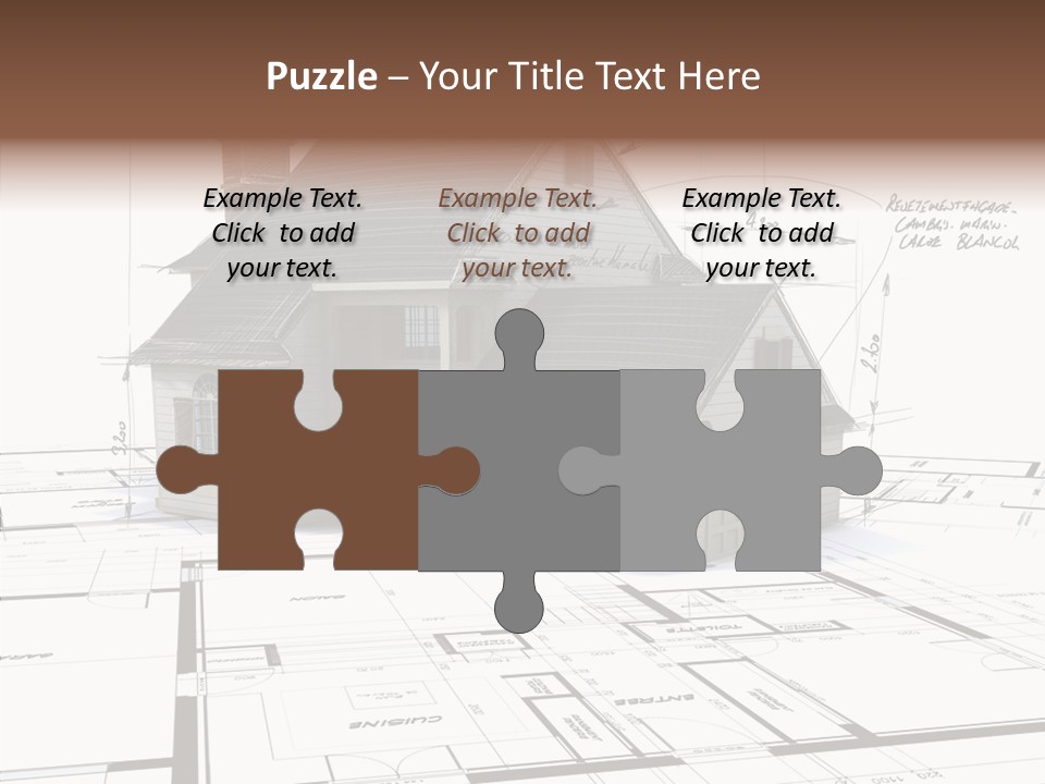 Roof Tiles Structure Plan PowerPoint Template