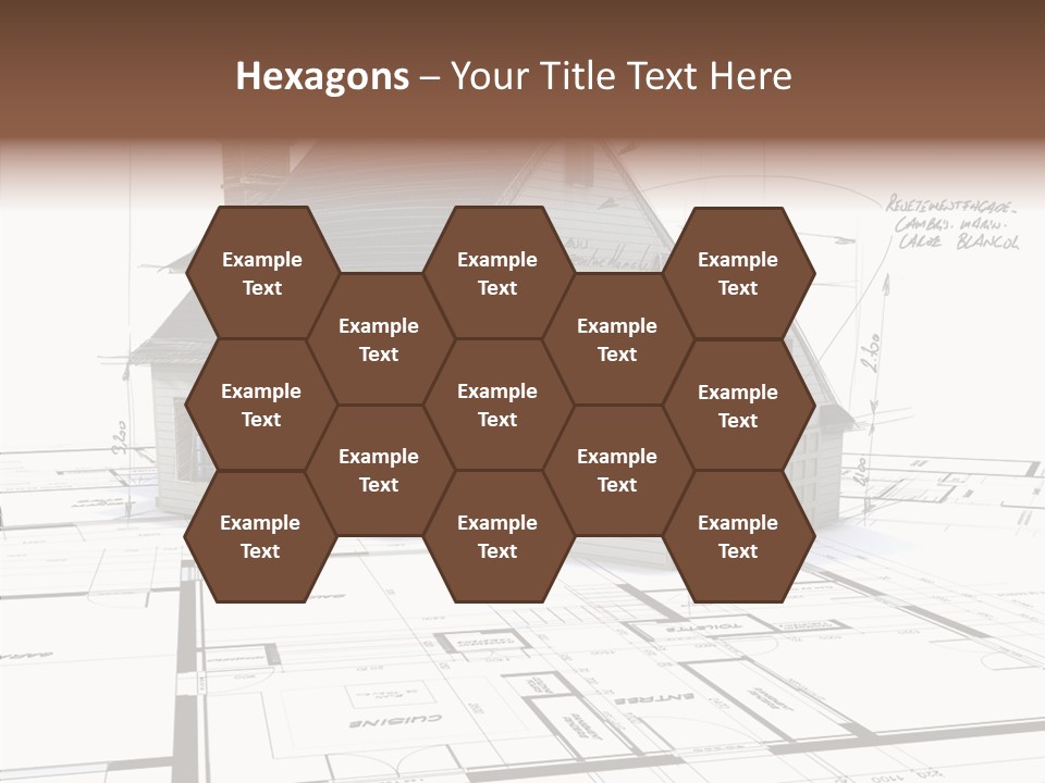 Roof Tiles Structure Plan PowerPoint Template