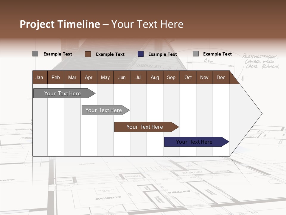 Roof Tiles Structure Plan PowerPoint Template
