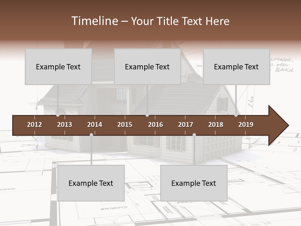 Roof Tiles Structure Plan PowerPoint Template