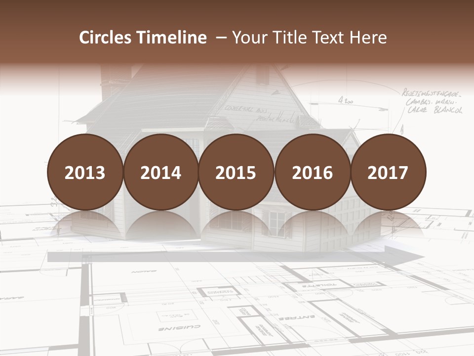 Roof Tiles Structure Plan PowerPoint Template