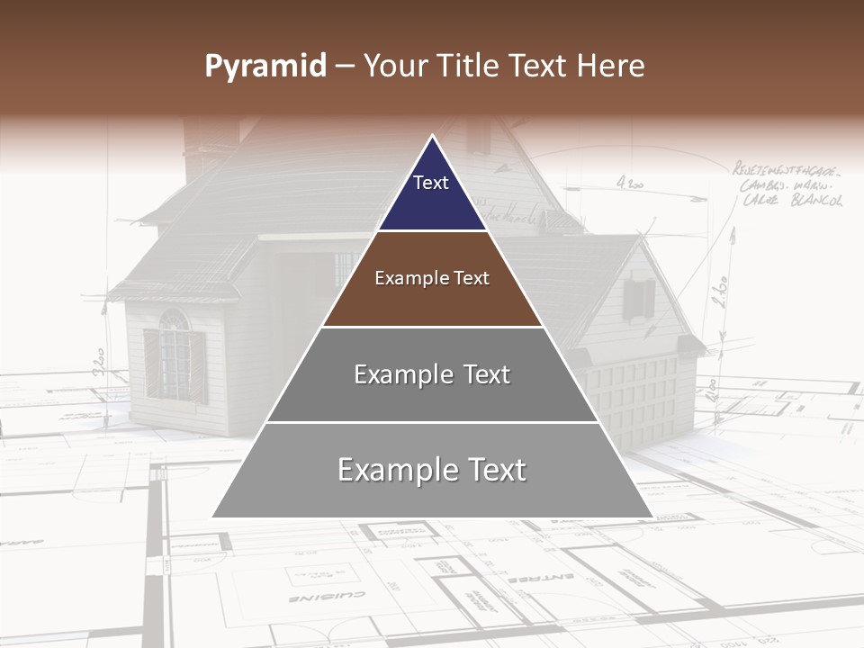 Roof Tiles Structure Plan PowerPoint Template