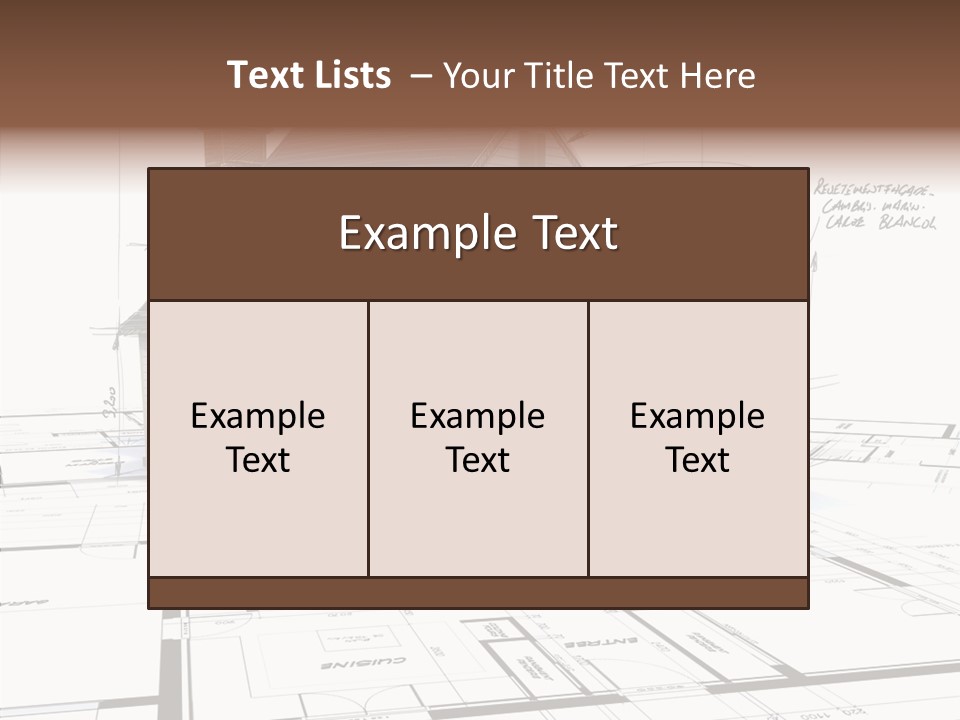 Roof Tiles Structure Plan PowerPoint Template