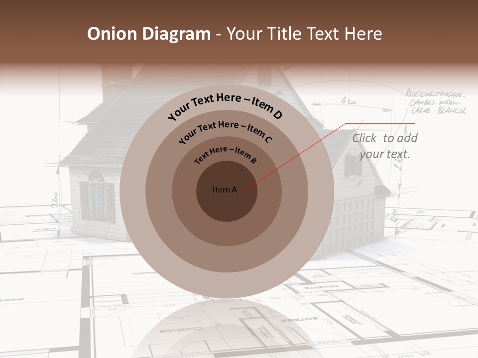 Roof Tiles Structure Plan PowerPoint Template