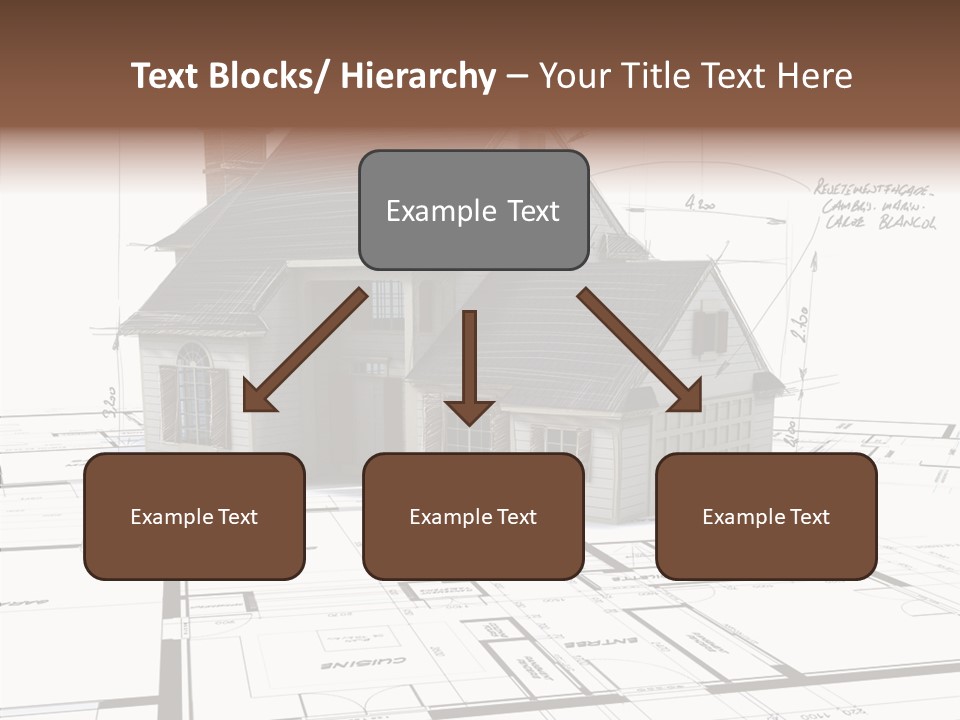 Roof Tiles Structure Plan PowerPoint Template