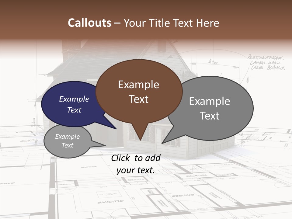 Roof Tiles Structure Plan PowerPoint Template