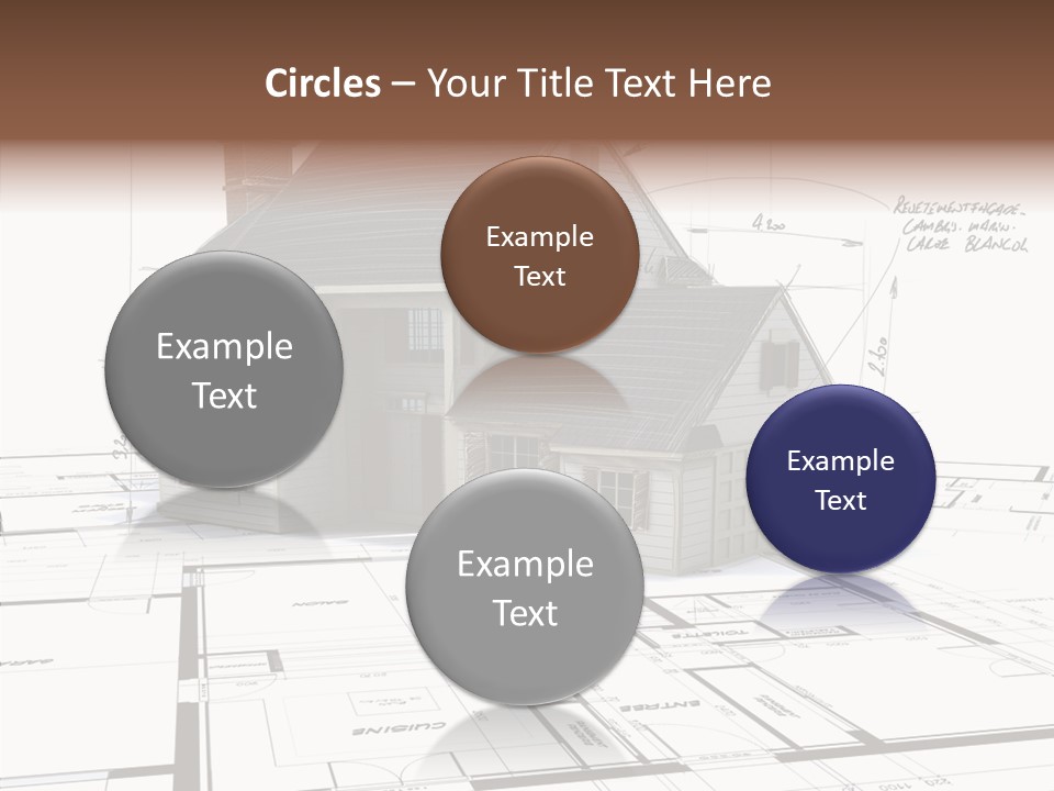 Roof Tiles Structure Plan PowerPoint Template