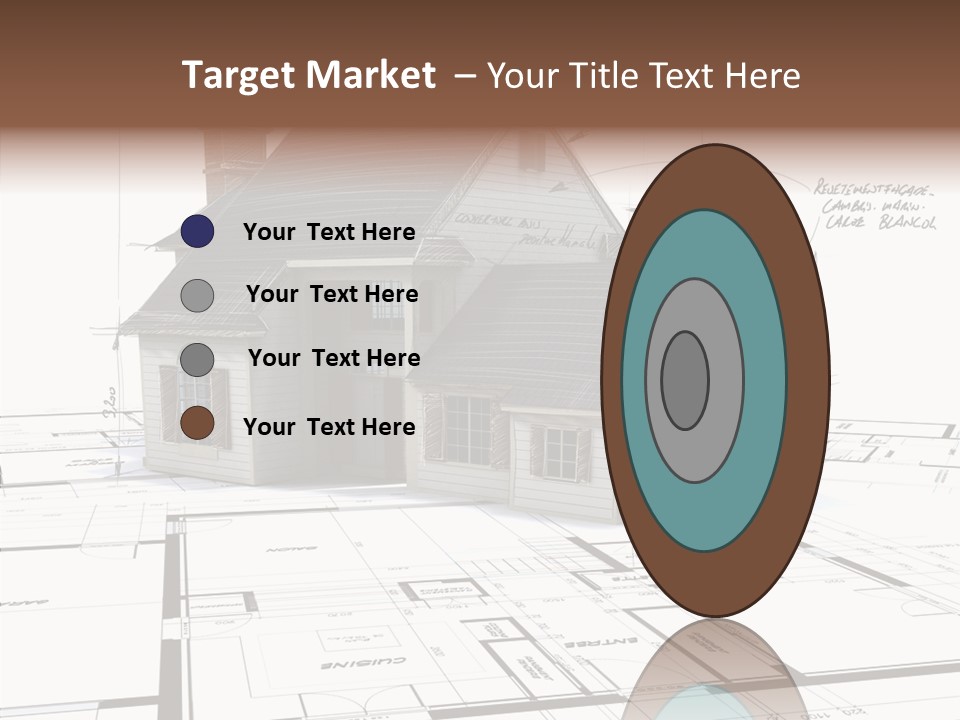 Roof Tiles Structure Plan PowerPoint Template