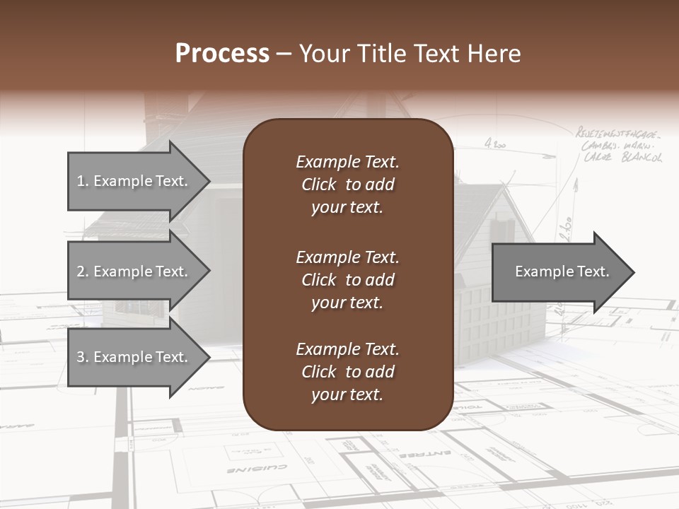 Roof Tiles Structure Plan PowerPoint Template