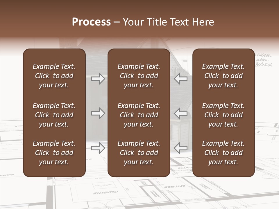 Roof Tiles Structure Plan PowerPoint Template