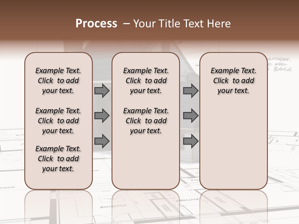 Roof Tiles Structure Plan PowerPoint Template